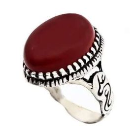 1- انگشتر نقره مردانه _ va 5421 ​