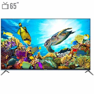 تلویزیون کیو ال ای دی هوشمند آیوا مدل ZQ-PM8U65UHD سایز 65 اینچ
